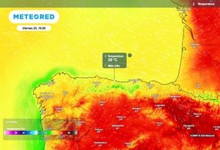 Hasta 12 &ordm;C menos de golpe: ma&ntilde;ana las temperaturas se desplomar&aacute;n en las comunidades del norte peninsular