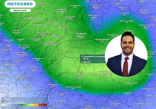 Hasta 15 mm de lluvia entra la tarde y la noche del mi&eacute;rcoles 9 de septiembre en la CDMX