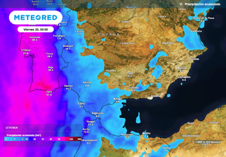 Hasta 20 l/m2: mañana lloverá en estas zonas de Andalucía