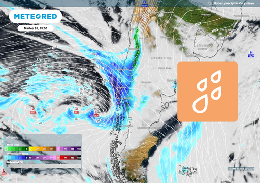 &ldquo;Hasta 200 mm de lluvia acumulada&rdquo;: una seguidilla de 3 frentes llegar&aacute; esta semana a la zona central
