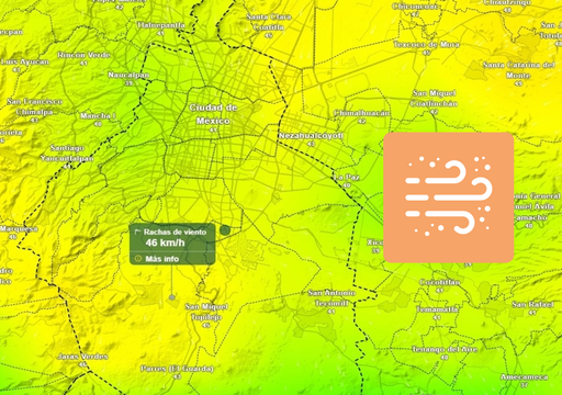 Hasta 22 &deg;C en las alcald&iacute;as del oriente, centro y norte de la CDMX en esta tarde de mi&eacute;rcoles