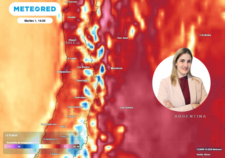 Hasta 26 &deg;C antes de un nuevo cambio de tiempo: Laura Batista adelanta el pron&oacute;stico para la zona central