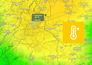 Hasta 25 &deg;C en al menos cinco alcald&iacute;as de la CDMX en esta tarde de mi&eacute;rcoles