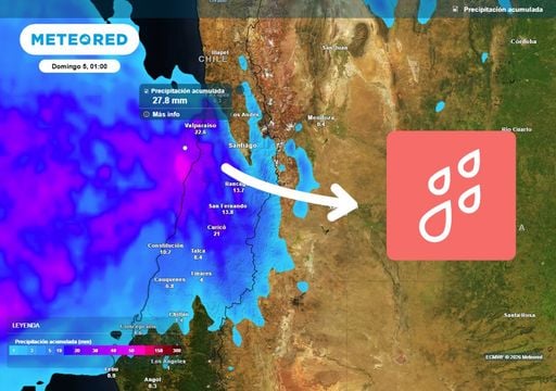 Hasta 28 mm en el litoral central de Chile: cu&aacute;ndo llegar&aacute; la lluvia m&aacute;s intensa del fin de semana