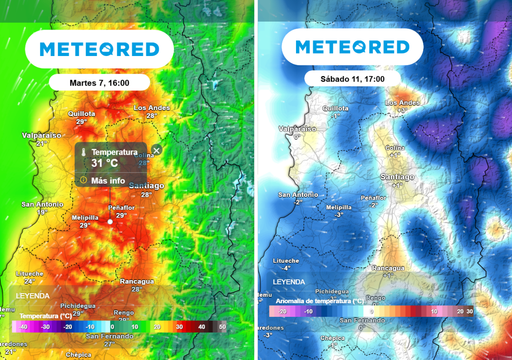 &ldquo;Hasta 31 &deg;C en la RM&rdquo;: este d&iacute;a ser&aacute; el m&aacute;s caluroso en Santiago antes del cambio