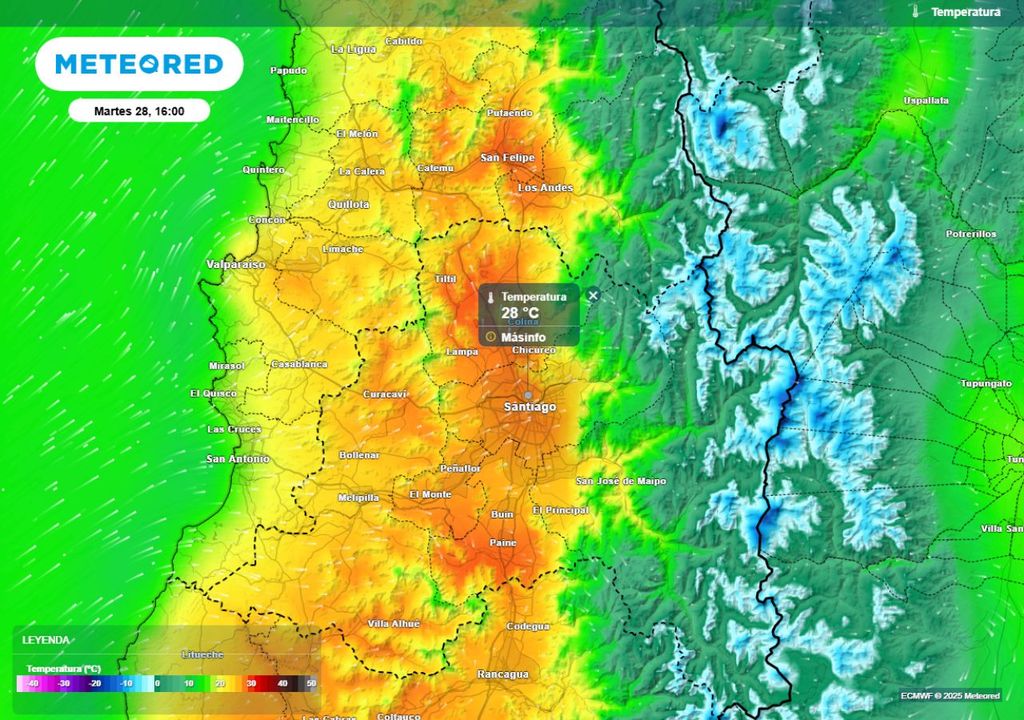mapa de temperatura mapa de temperatura
