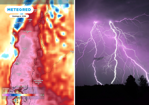 "Hasta 35 &deg;C en Valdivia y tormentas el&eacute;ctricas": pron&oacute;stico para el primer fin de semana del 2026 en Chile centro sur