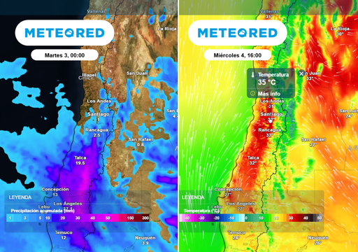 &ldquo;Hasta 35 &deg;C tras la tregua&rdquo;: dorsal reactiva el calor extremo este mi&eacute;rcoles en la Regi&oacute;n Metropolitana