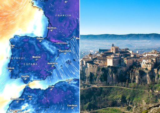 Hasta -4 ºC: el sábado, estas 2 ciudades españolas que son Patrimonio de la Humanidad acabarán bajo el hielo