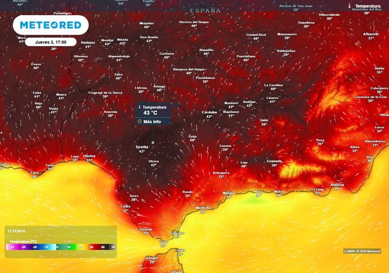 Hasta 43 &ordm;C este jueves: Evelio G&oacute;mez se&ntilde;ala las zonas de Andaluc&iacute;a que alcanzar&aacute;n las temperaturas m&aacute;s altas