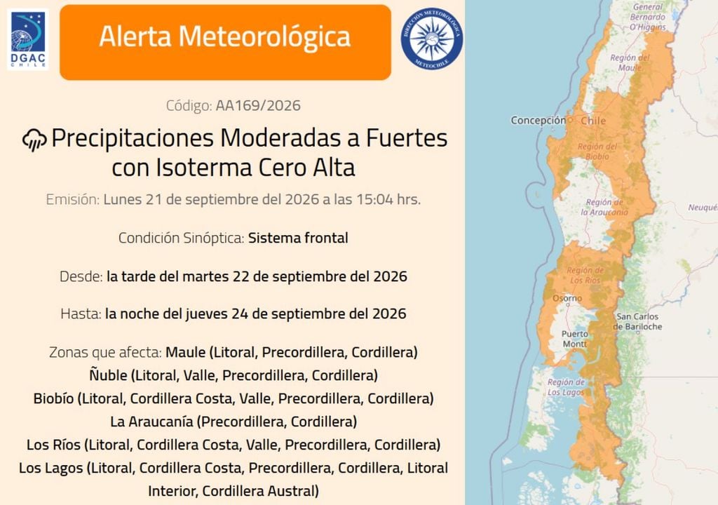 Una alerta se emite cuando se pronostican fenómenos meteorológicos con un grado de severidad fuerte, con probabilidad de generar riesgos en las personas.