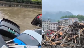 Hasta 90 mm en una hora: lluvias torrenciales provocan caos e inundaciones en China