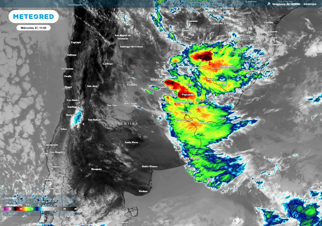 Tiempo clima Pronóstico alerta tormentas fuertes Argentina Buenos Aires