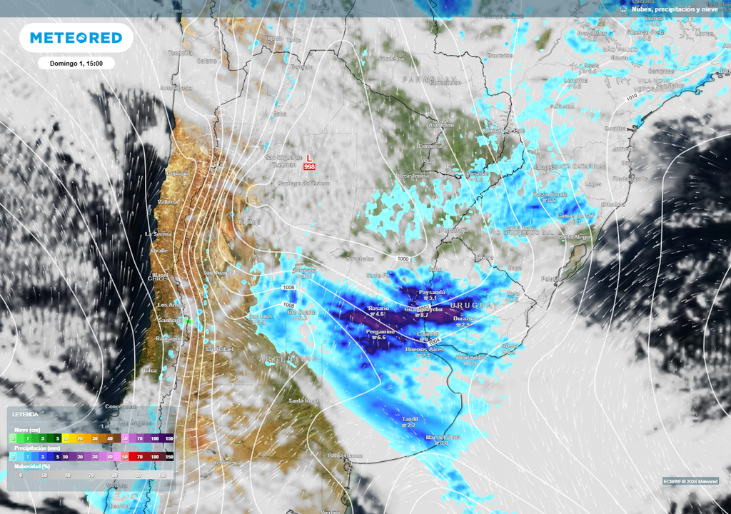 Tiempo clima Pronóstico alerta tormentas fuertes Argentina Buenos Aires