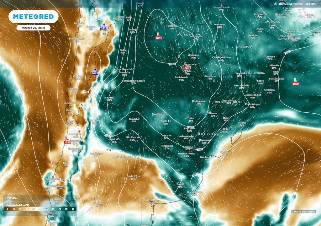 Tiempo clima Pronóstico alerta tormentas fuertes Argentina Buenos Aires