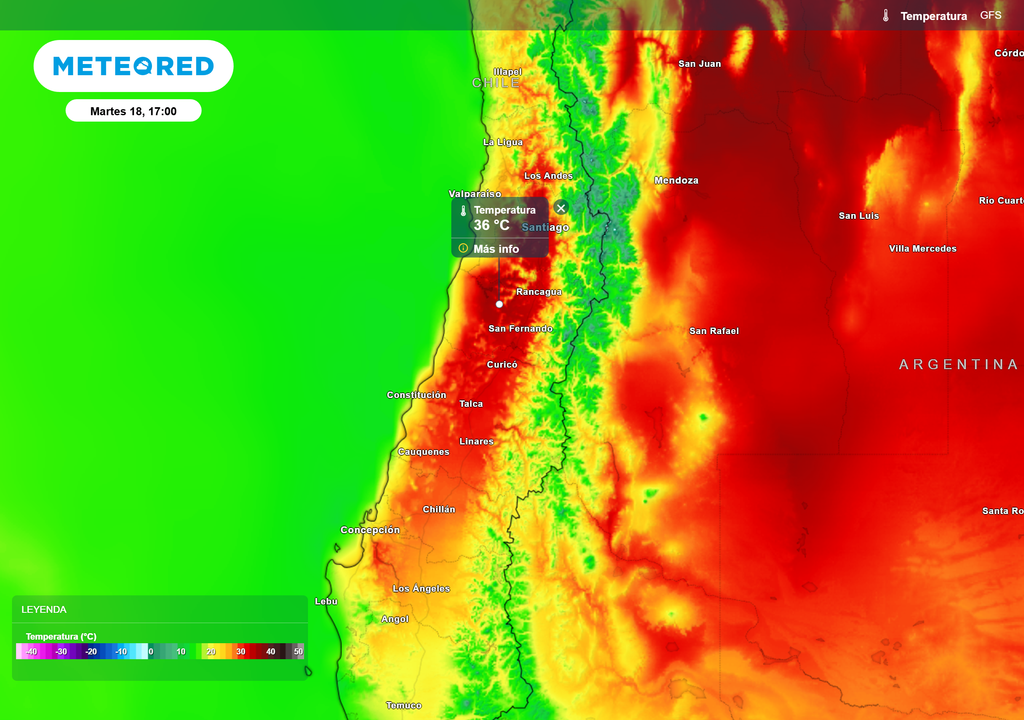 mapa de temperaturas. mapa de temperaturas.