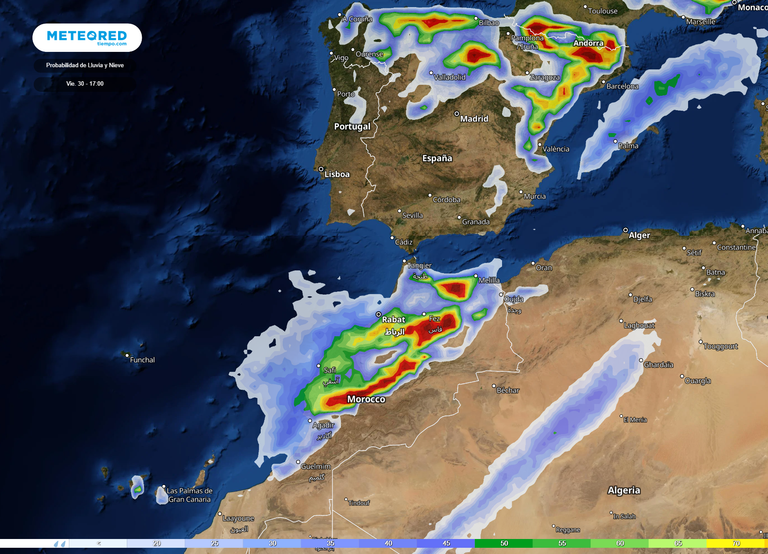 Lluvias del viernes Lluvias del viernes
