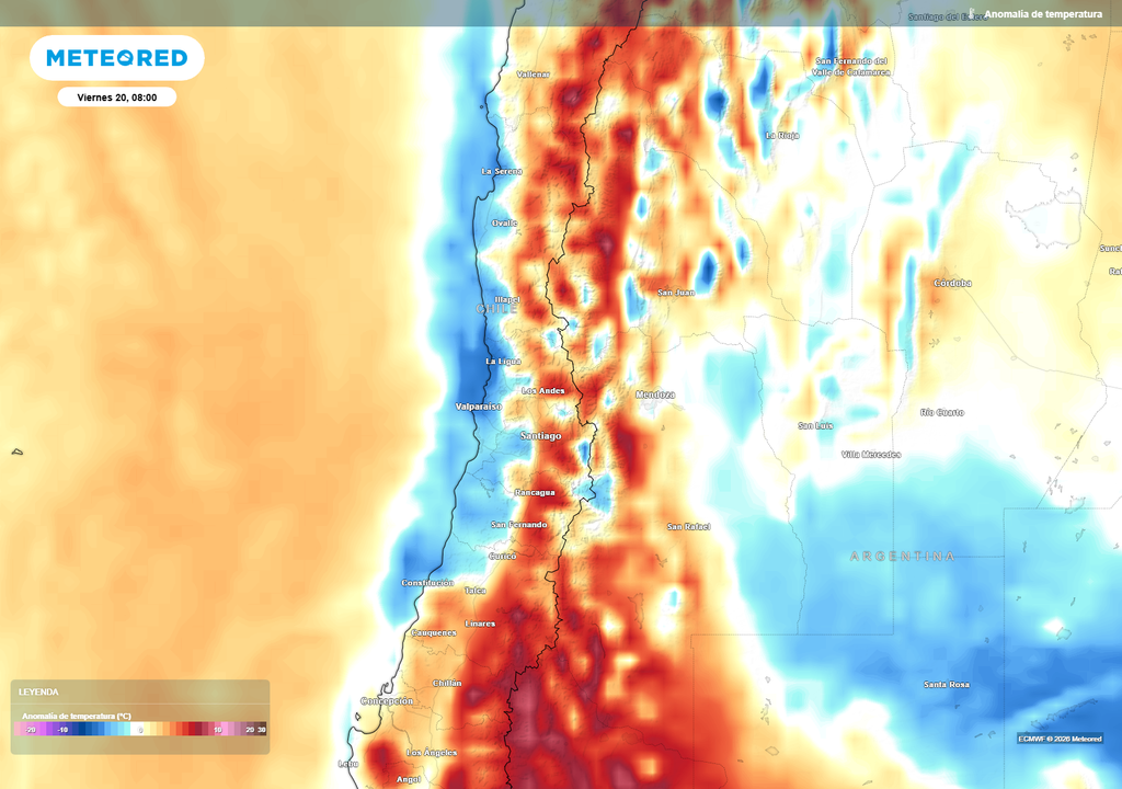 El ingreso de aire más húmedo desde el océano trae un respiro térmico este viernes, con temperaturas más bajas y alivio tras varios días de calor intenso.