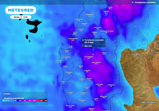¿Hasta cuándo seguirán las lluvias en la Región de Biobío?: montos en torno a los 15 mm en estas comunas