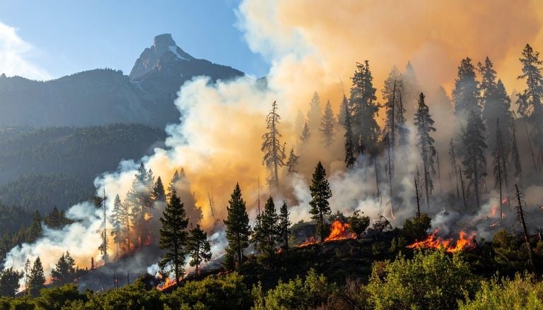 Unos ingenieros revelan en Nature cu&aacute;ntos kil&oacute;metros viajan las part&iacute;culas t&oacute;xicas de los incendios forestales