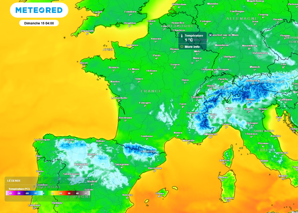 Dimanche matin, les gelées seront rares voire inexistantes en plaine.