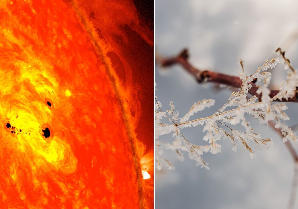 manchas solares / hielo manchas solares / hielo