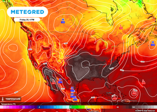 Heat Dome Continues Over the Central United States: National Weather Service Issues Excessive Heat Warning