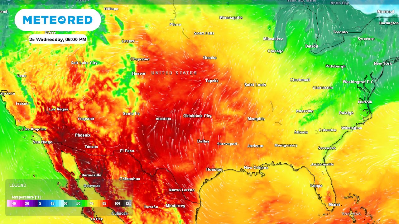 Heat Wave Expands Across U.S. as Severe Weather Threat Looms