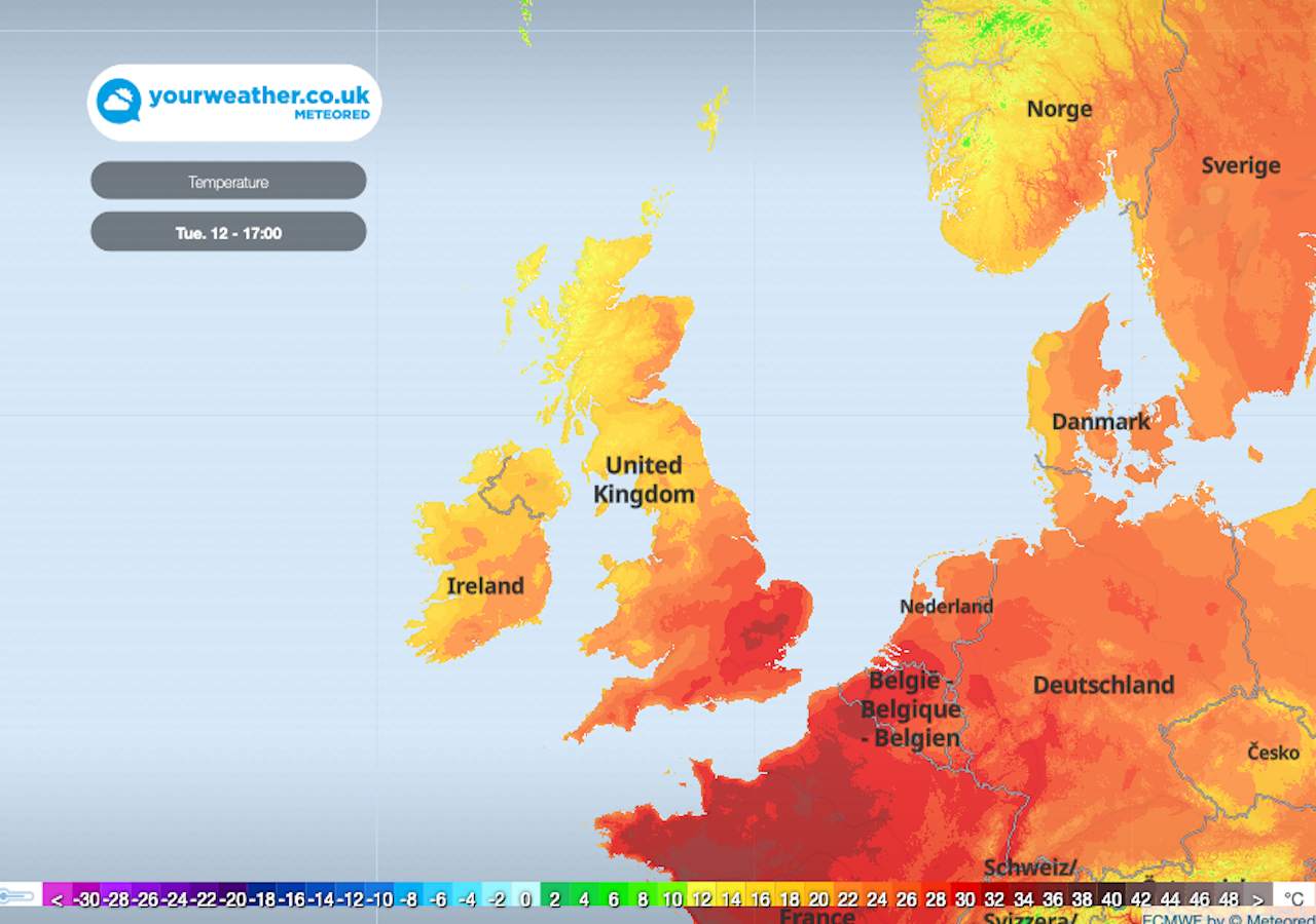 Scorching heatwave could bring recordbreaking temperatures to the UK!