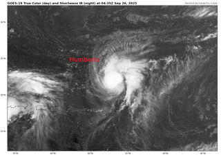Hecho histórico en la estación de huracanes del Atlántico de 2025 que no ocurría en 90 años