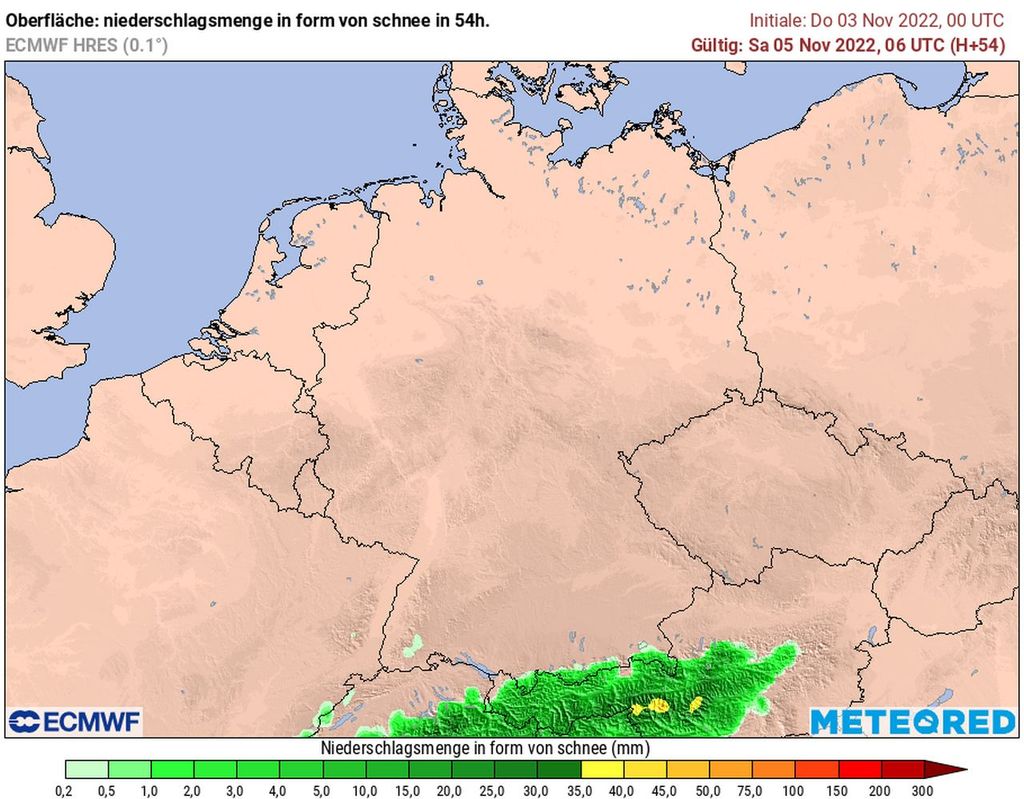 schnee, november, alpen