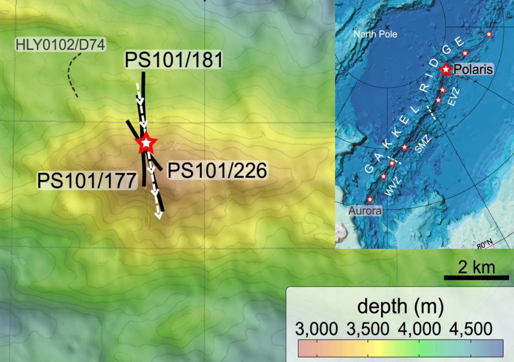 Karte des Polaris-Feldes