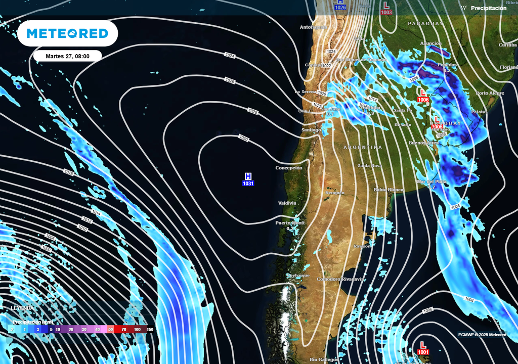 Helada meteorológica en Concepción y Región de Biobío, Meteored Chile