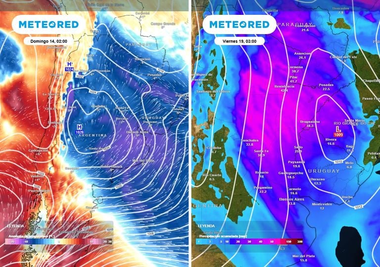 Heladas, ciclog&eacute;nesis con lluvias, y mucho m&aacute;s fr&iacute;o modular&aacute;n el tiempo esta nueva semana de junio en Argentina