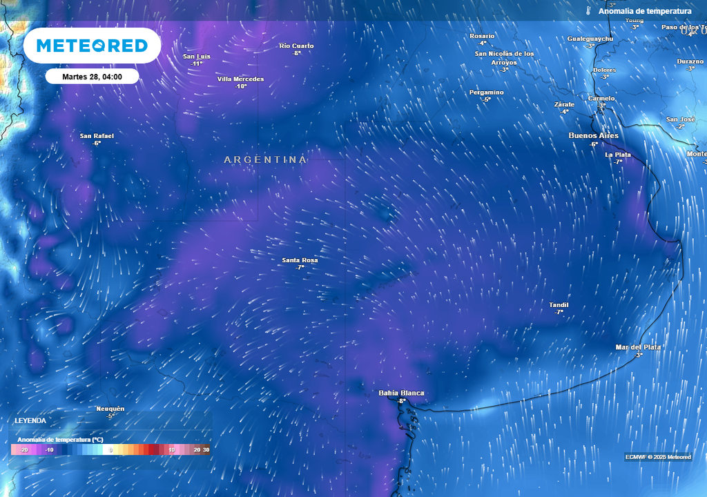 Heladas, Temperatura, Aire Polar, Agro, Buenos Aires, Pampeana, La Pampa, Argentina, Pronóstico, Tiempo, Clima