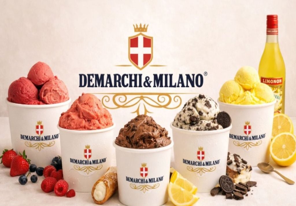 Demarchi & Milano destaca además por sus cremas intensas y sus refrescantes sorbetes. Imagen: Demarchimilano.cl