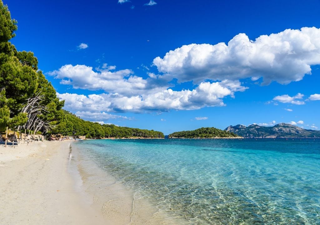 "Platja de Formentor" ist der wunderschöne Strand am Cap Formentor auf Mallorca