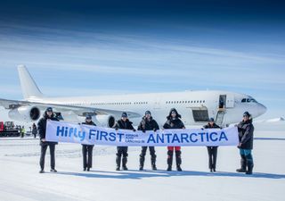 Hi Fly pousa o primeiro Airbus A340 na Antártica
