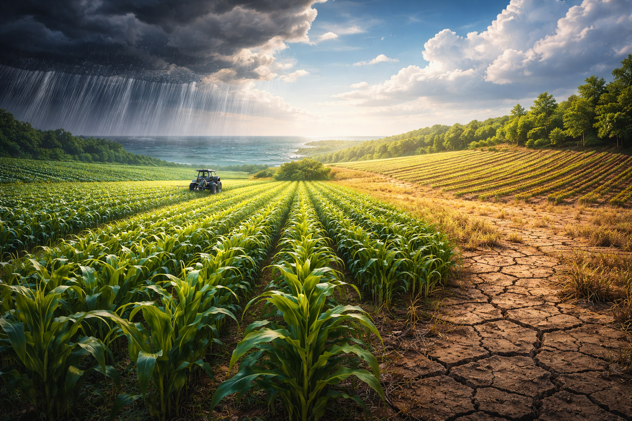 Rain In Farm This hidden rainfall pattern could shake up global farming, scientists say