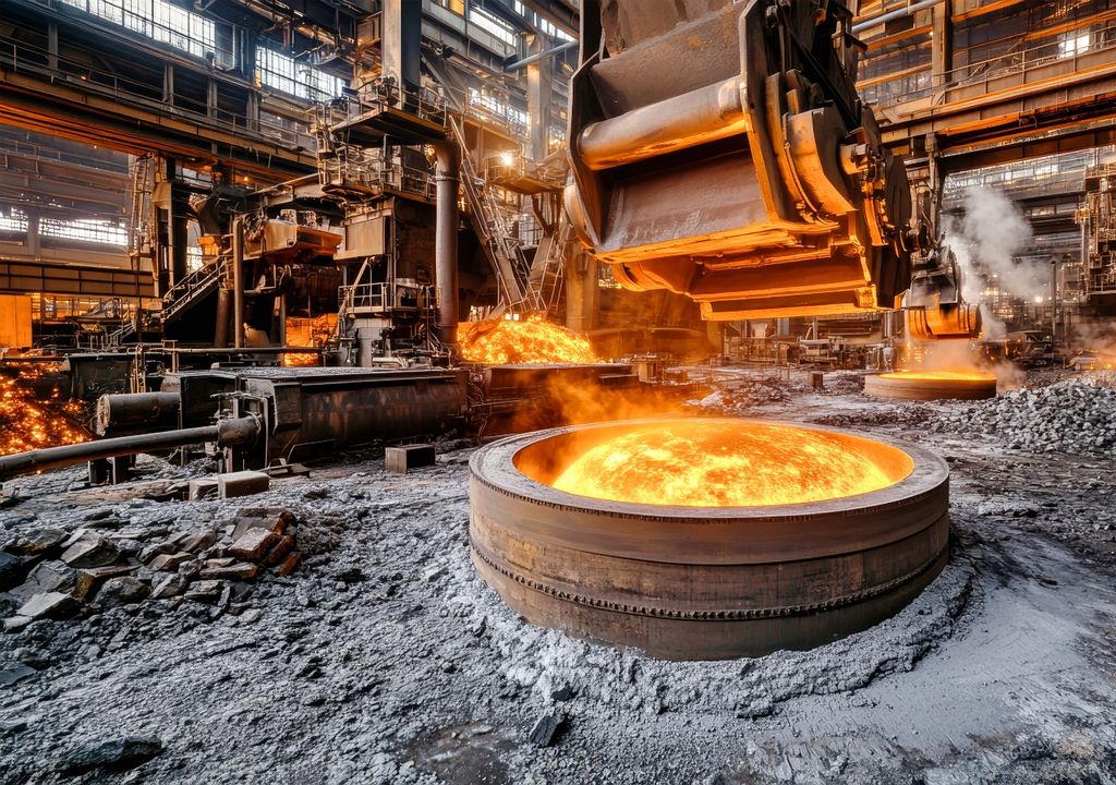 acero, gases de efecto invernadero