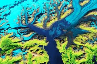 Hielo de Alaska en retirada: 35 años en el glaciar Columbia