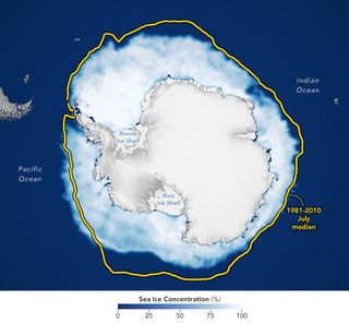 Il ghiaccio marino antartico entra in un territorio inesplorato nel 2023