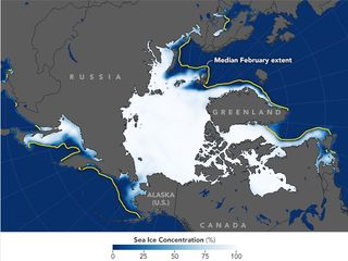 Hielo marino bajo en medio del calentamiento del Ártico
