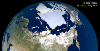 El hielo marino del &Aacute;rtico alcanza su extensi&oacute;n m&iacute;nima anual en 2026, seg&uacute;n la NASA