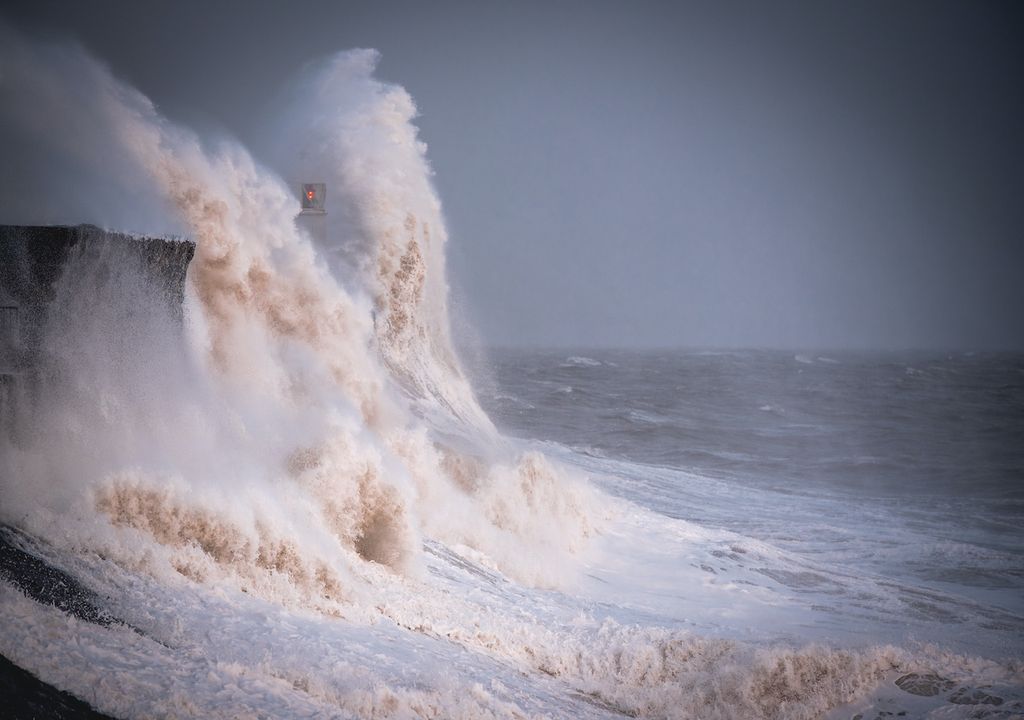 There has been very windy weather out to the west coast - with major problems caused across the UK.