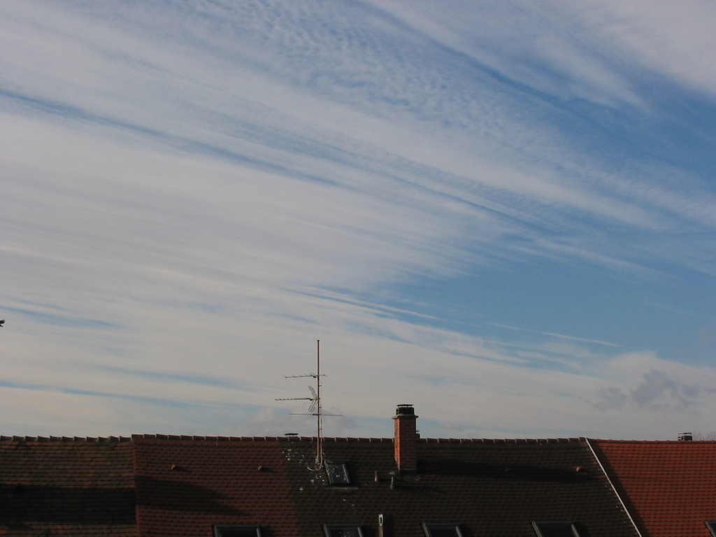 Faserige Wolken Faserige Wolken