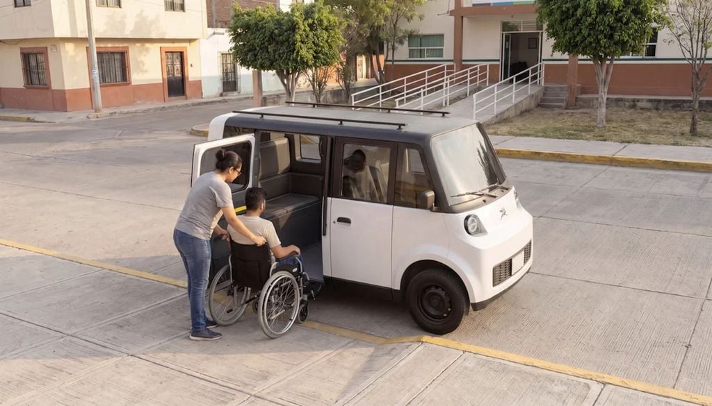 Un diseño pensado para la movilidad de todos. Una silla de ruedas entra, y quien te acompaña también. Fuente y foto: Olinia, sitio oficial.
