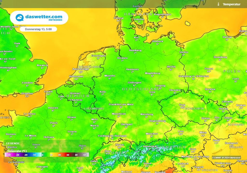 kühl, schafskälte, Deutschland kühl, schafskälte, Deutschland