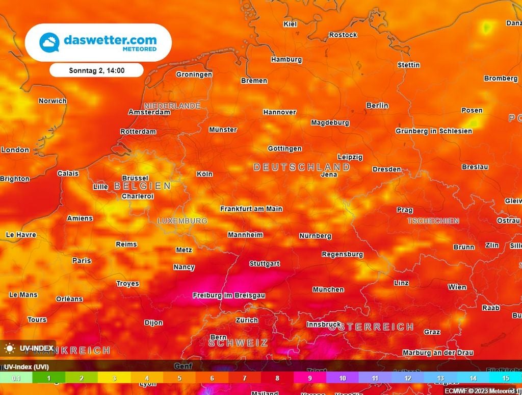 uv index, wetter, deutschland, sonnenbrand uv index, wetter, deutschland, sonnenbrand