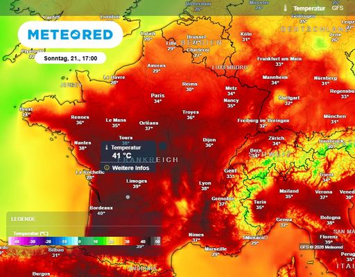 Hitze-Hammer ohne Ende: S&uuml;dwesten gl&uuml;ht weiter, unsere Nachbarn melden brutale 44 Grad